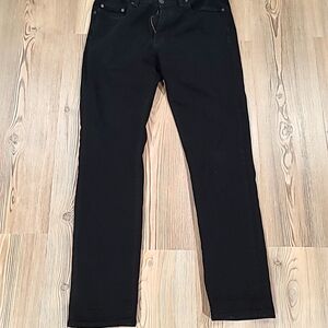 Mott & Bow Slim Casual Black Denim Jeans Pants Men 31x27.
